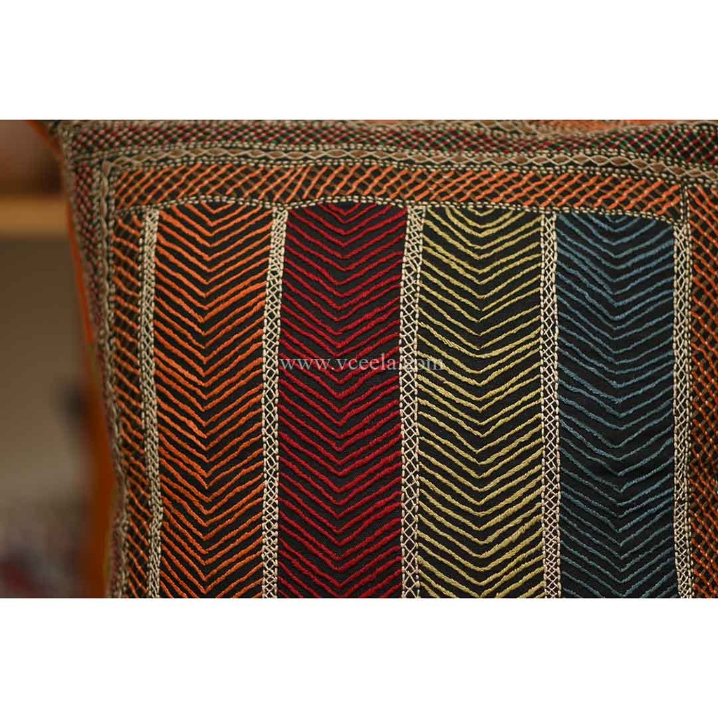 Hand Embroidered Cushion Cover