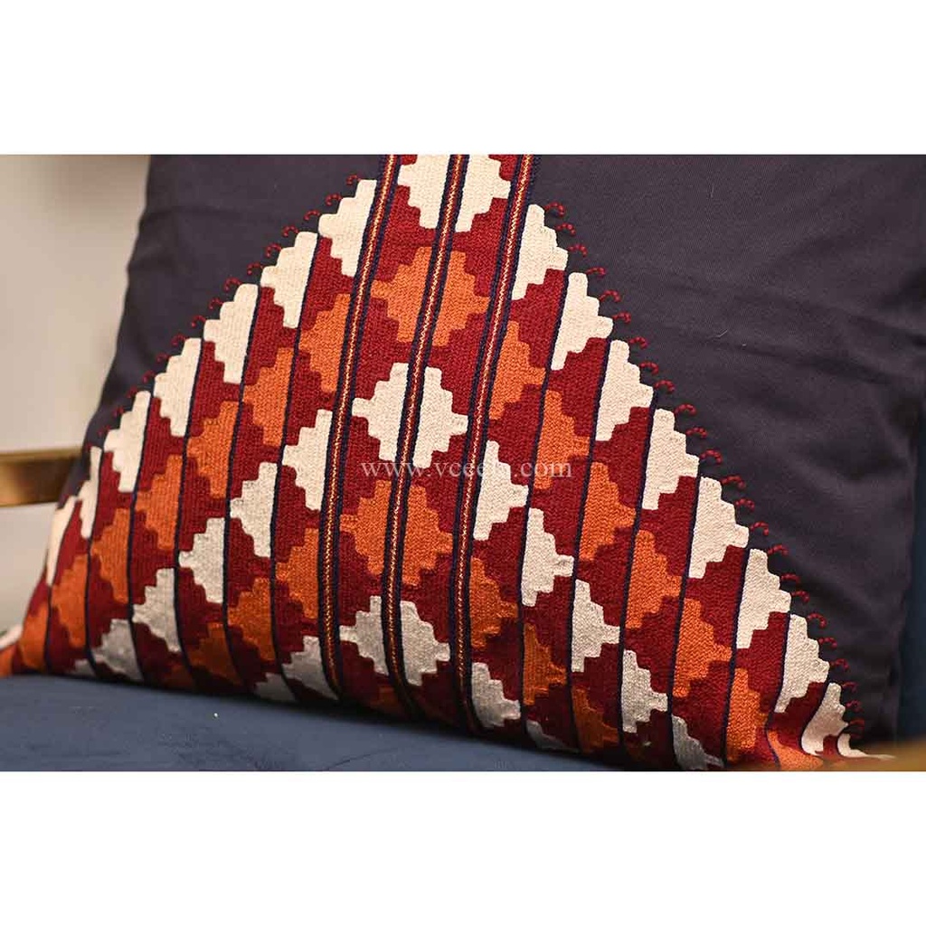Hand Embroidered Cushion Cover