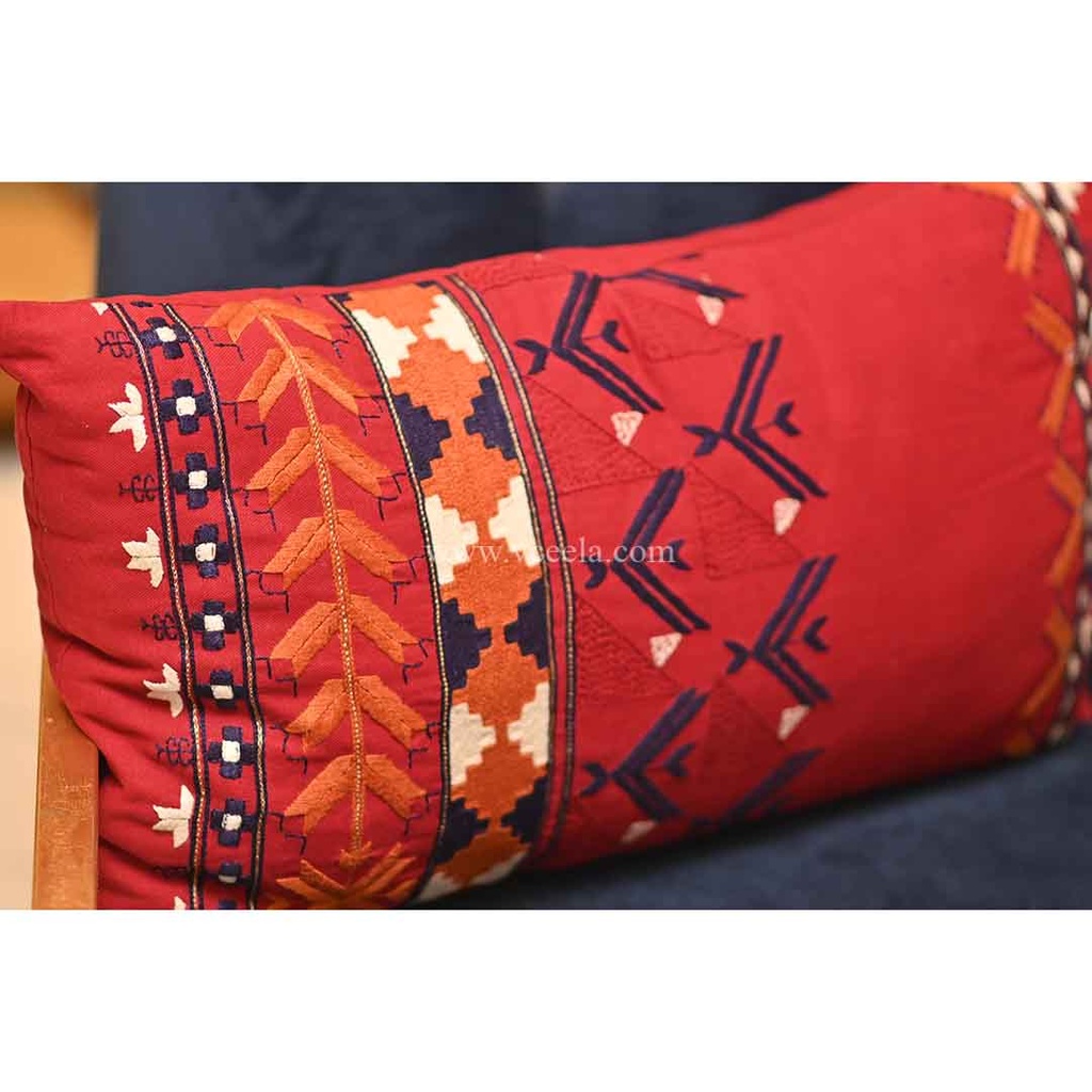 Hand Embroidered Cushion Cover 