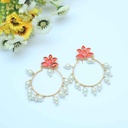 Multi-Color Tops Earrings - Kundan Jewellery