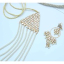 Sat-lari Mala Necklace - Kundan Jewellery