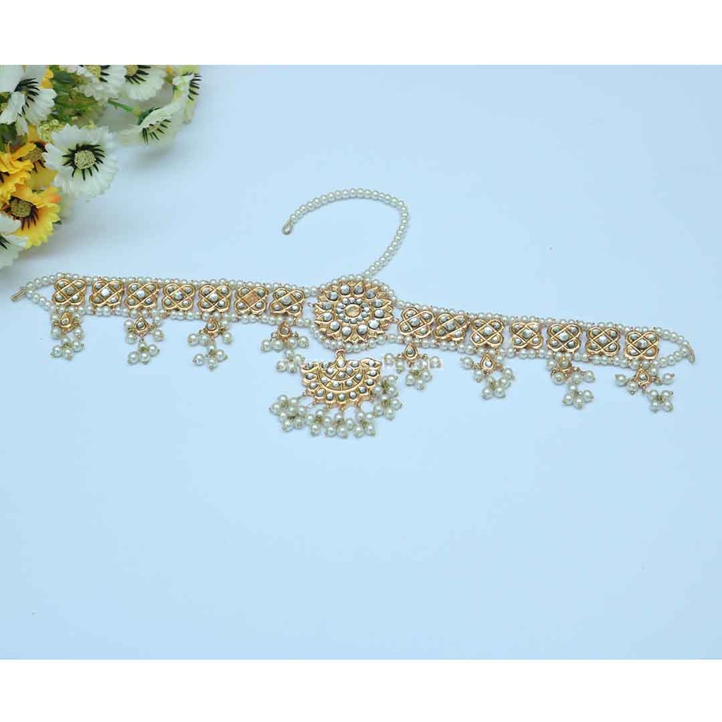 Matha-Pati Necklace - Kundan Jewellery