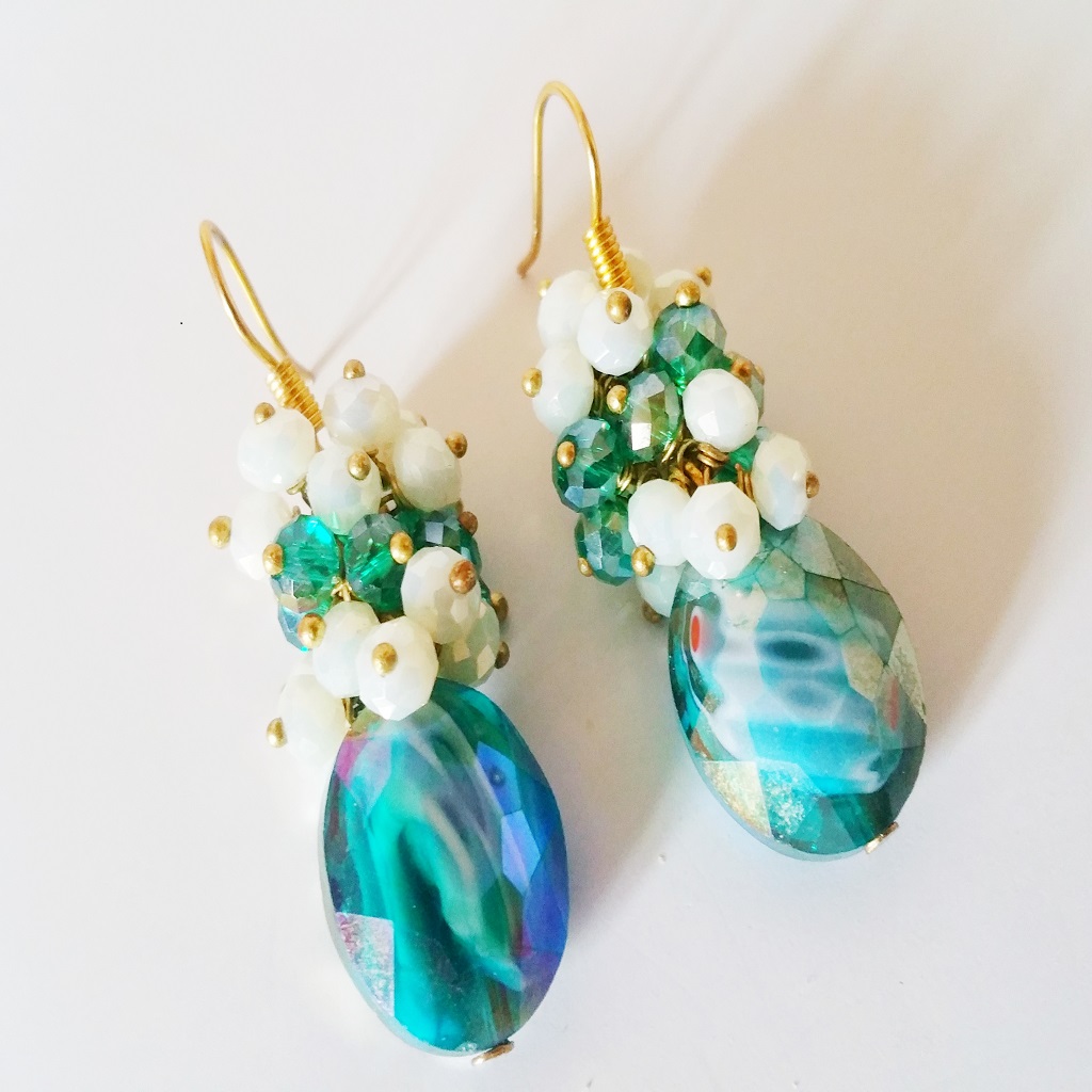 Handmade Cluster Earring 