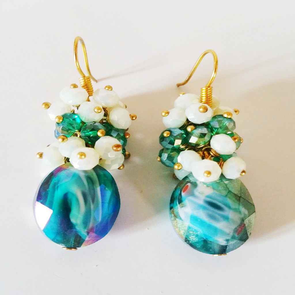 Handmade Cluster Earring 