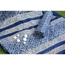 Gold work Ajrak - 2 piece suit