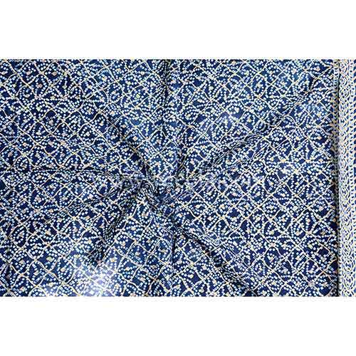 Gold work Ajrak - 2 piece suit