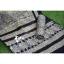 Gold work Ajrak - 2 piece suit  