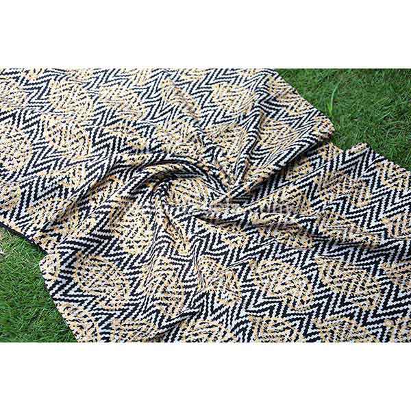 Gold work Ajrak - 2 piece suit  
