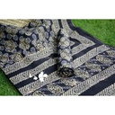 Gold work Ajrak - 2 piece suit  