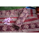 Gold work Ajrak - 2 Piece Suit