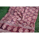 Gold work Ajrak - 2 Piece Suit