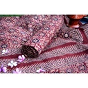 Gold work Ajrak - 2 Piece Suit  