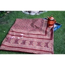 Gold work Ajrak - 2 Piece Suit   