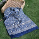Gold work Ajrak - 2 Piece Suit     