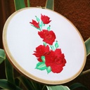 Roses Hoop Embroidery IMG # 1