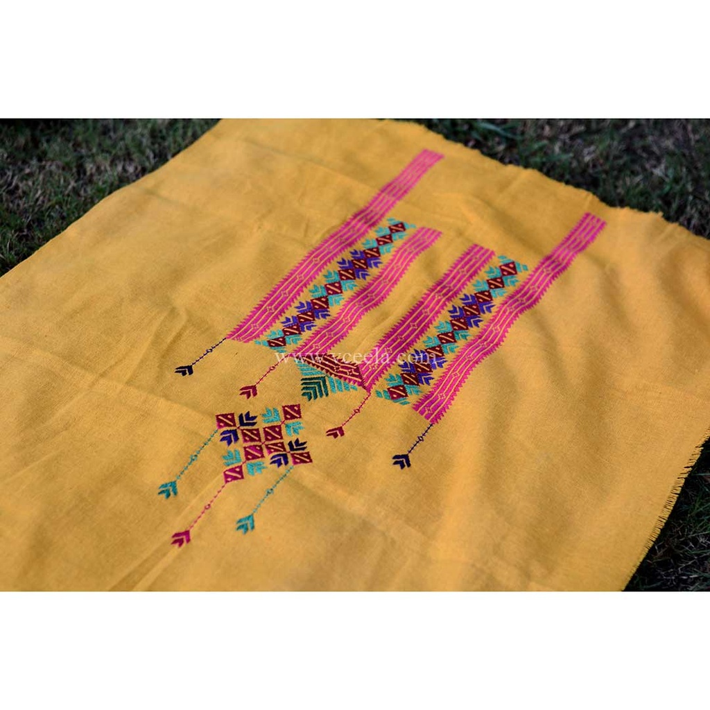 Embroidered Phulkari Unstitched shirt