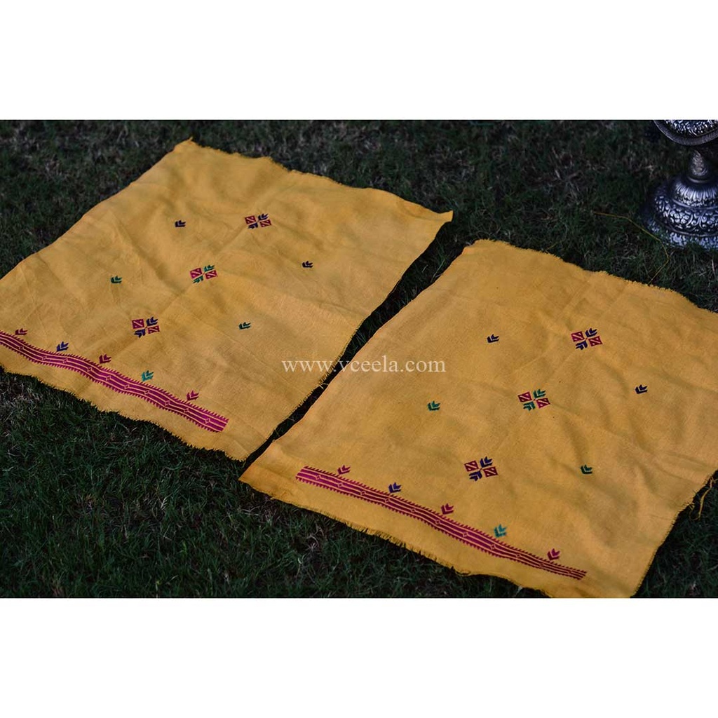 Embroidered Phulkari Unstitched shirt