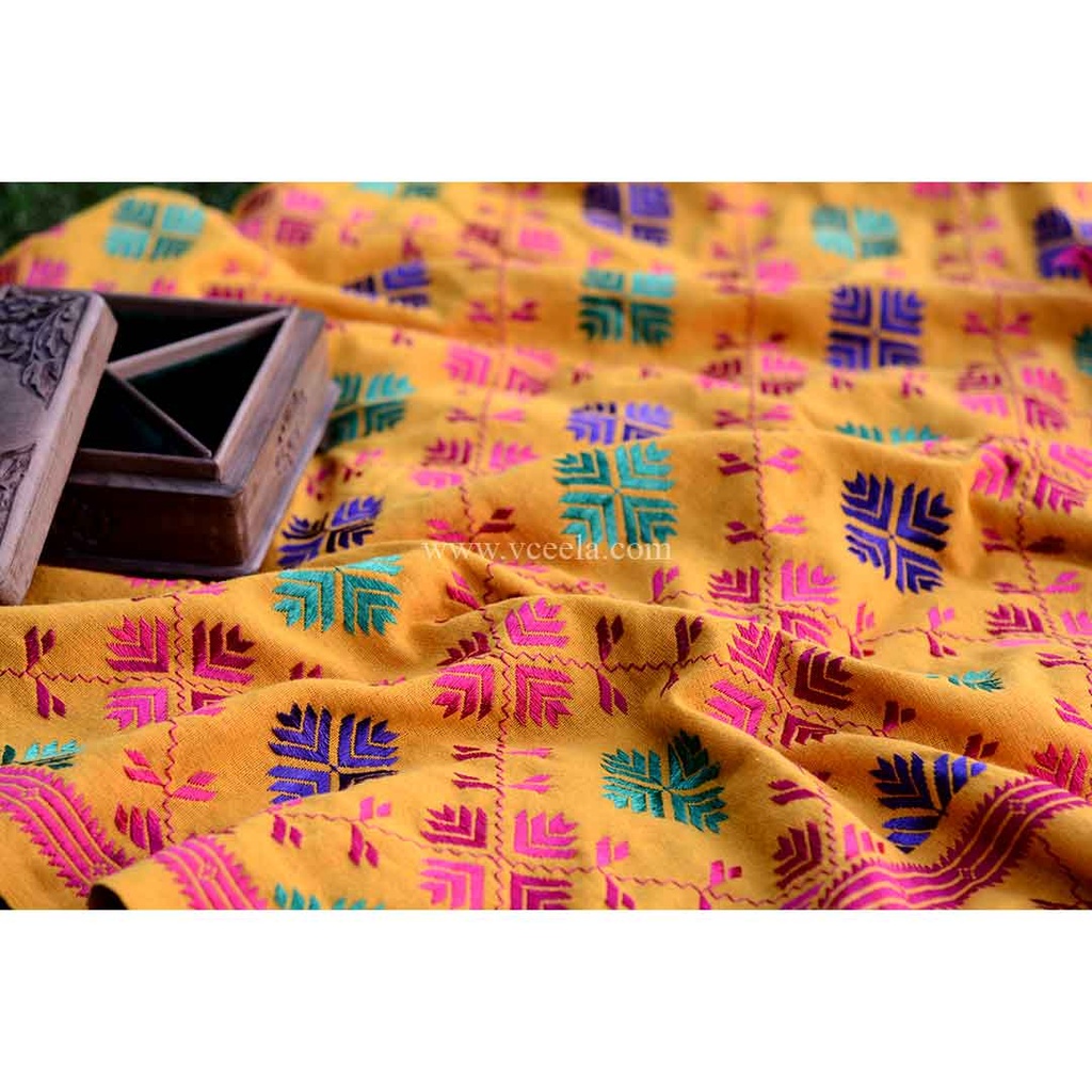 Embroidered Phulkari Shawl