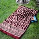 Gold work Ajrak - 2 Piece Suit   