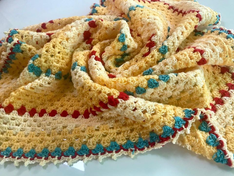 baby blanket and a baby cap IMG # 1