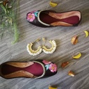 Hand Painted Leather Khussa