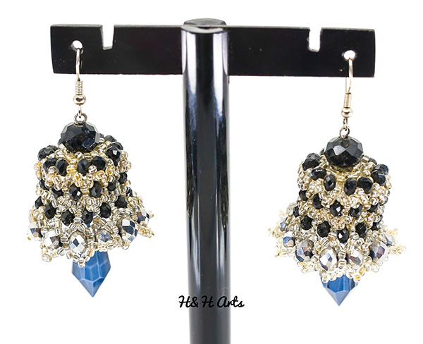 Handmade Beaded Jhumkis