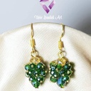 Beaded Grapes Earring IMG # 2