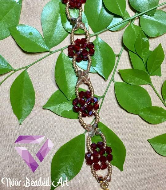 Swarovski flower bracelet🌺 IMG # 1