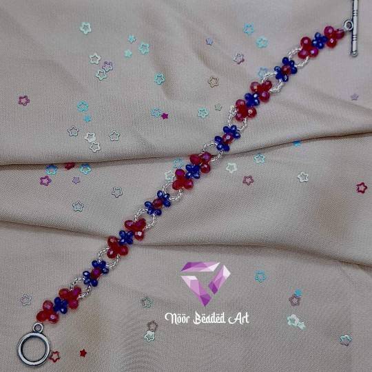 Attractive two coloured bracelet IMG # 1