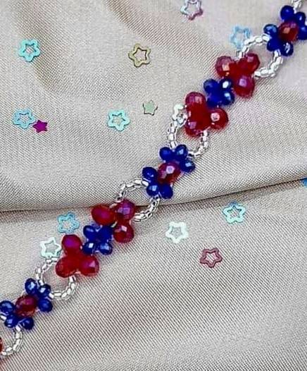 Attractive two coloured bracelet IMG # 2