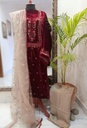 Velvet Embroidered 3-piece Suit IMG # 1