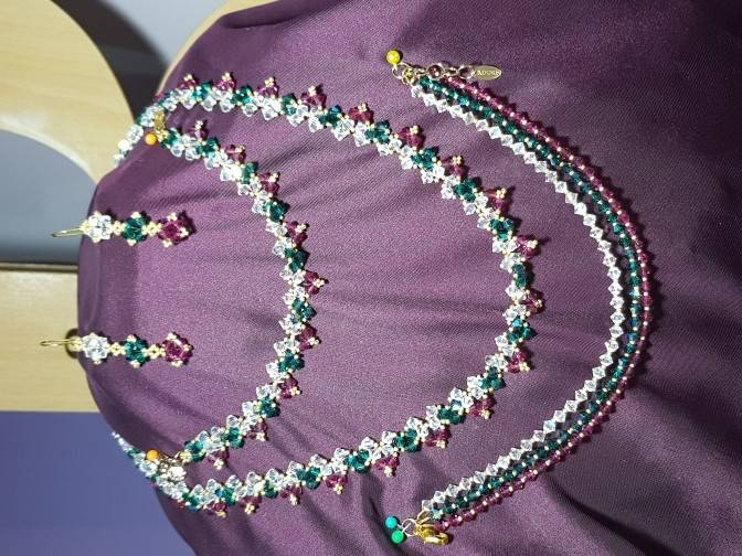 Full 3 colour Swarovski set IMG # 1