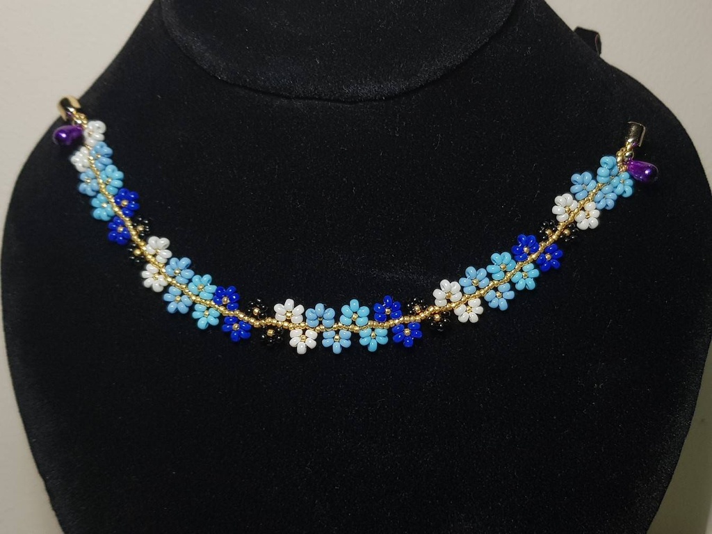 Blur gradient half daisy bracelet IMG # 1