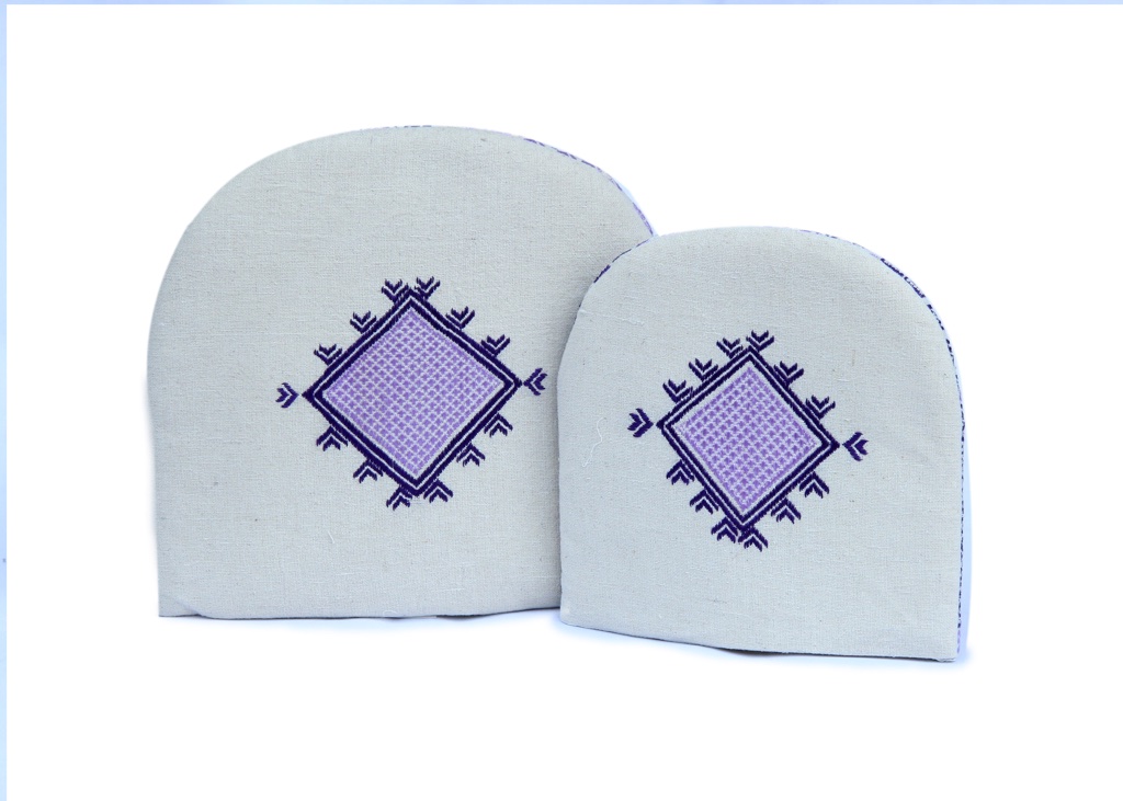 Phulkari Tea Cozy Set IMG # 8699