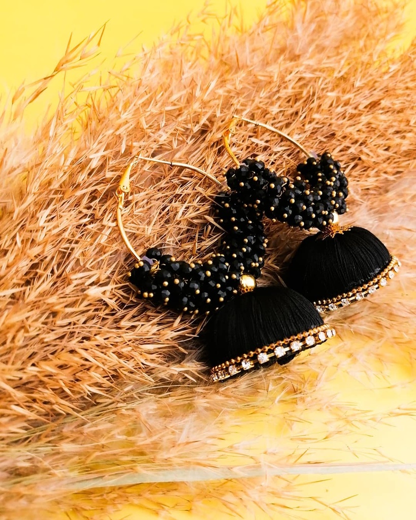 Silk Thread Jhumka