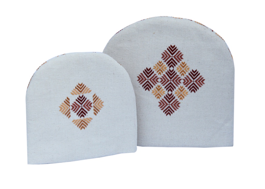 Phulkari Tea Cozy Set IMG # 8704