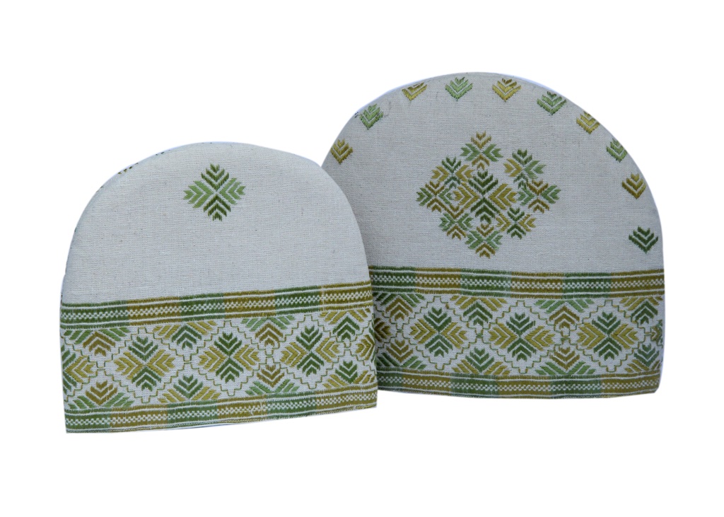 Phulkari Tea Cozy Set IMG # 8714