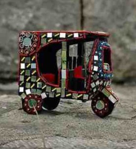 Rickshaw with glass work IMG # 1