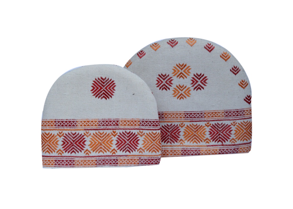 Phulkari Tea Cozy Set IMG # 8715