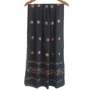 Cotton Scarf with Multicolored Embroidery IMG # 1