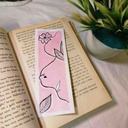 Pink Floral Bookmark IMG # 1