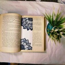 Black and White Line Art Bookmark IMG # 1