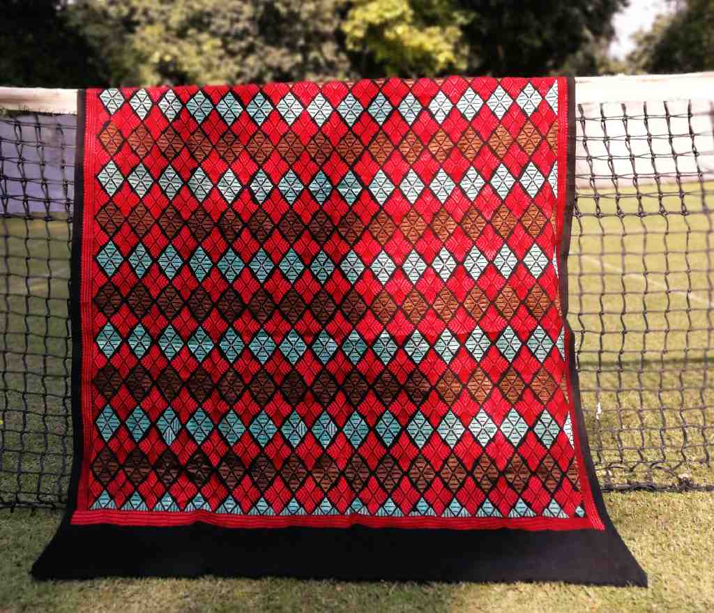 Embroidered Phulkari Shawl    - Duplicate IMG # 1