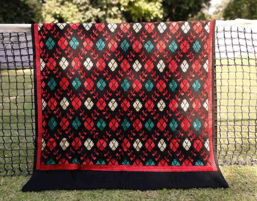 Embroidered Phulkari Shawl     - Duplicate IMG # 1