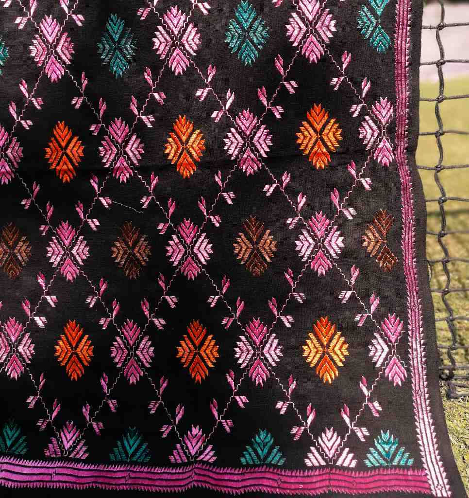 Embroidered Phulkari Shawl          IMG # 1