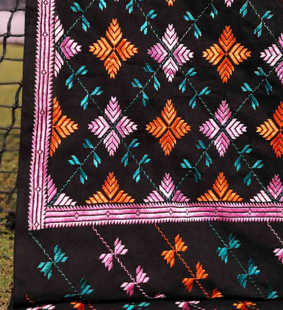 Embroidered Phulkari Shawl            - Duplicate IMG # 1