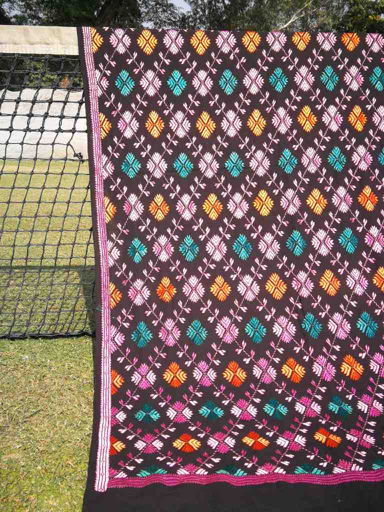 Embroidered Phulkari Shawl           - Duplicate IMG # 1