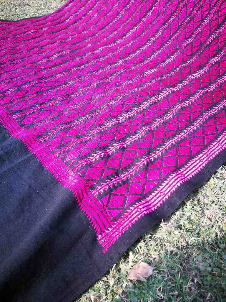 Embroidered Phulkari Shawl            - Duplicate IMG # 1