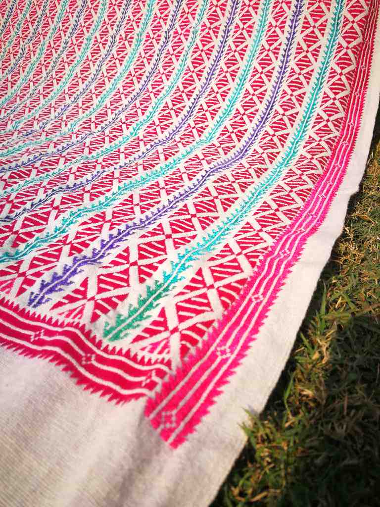 Embroidered Phulkari Shawl              - Duplicate IMG # 1