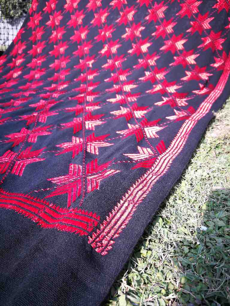 Embroidered Phulkari Shawl                - Duplicate IMG # 1